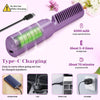 Meneflix Portable Mini Hair Straightener Cordless Rechargeable Hot Comb